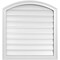 Ekena Millwork Arch Top Surface Mount PVC Gable Vent: Non-Functional, w/2"W x 1-1/2"P Brickmould Frame, 28"W x 28"H GVPAR28X2802SN - alternate 1